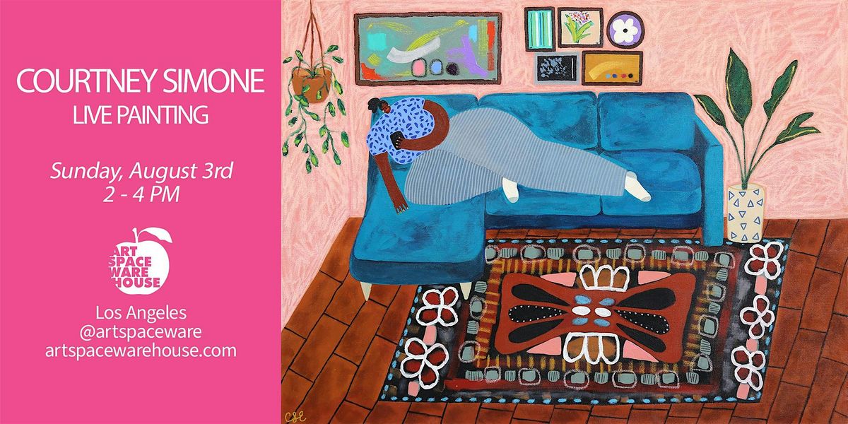 Live Painting with Courtney Simone at Artspace Warehouse Art Gallery, 3 August | Event in Los Angeles | AllEvents