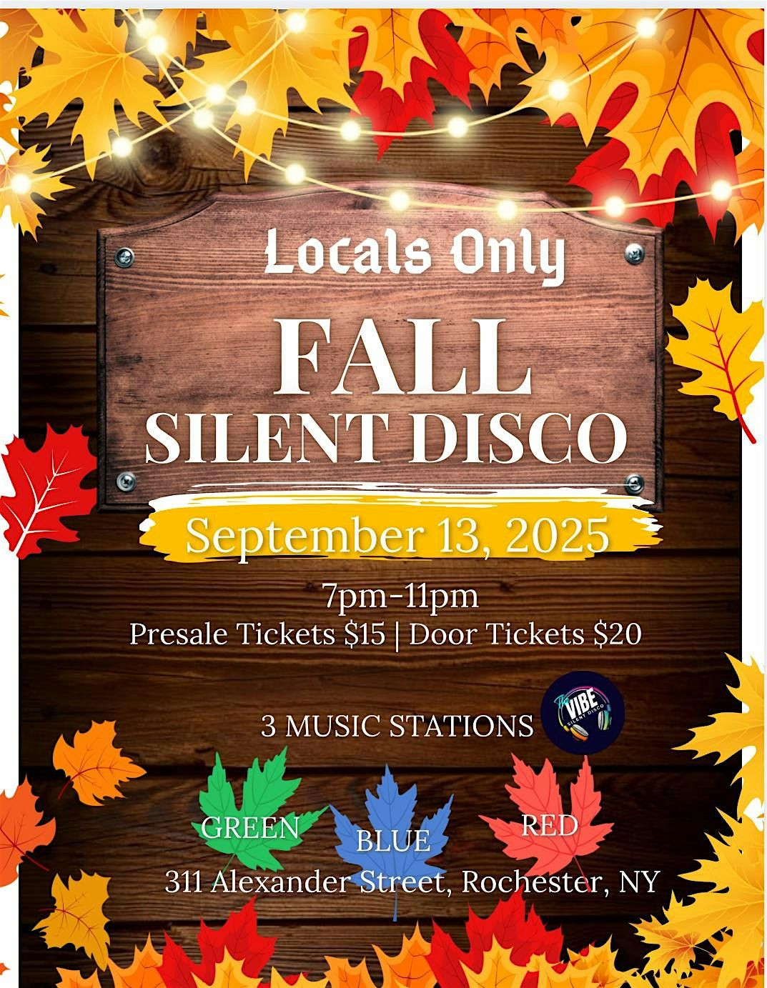 Fall Silent Disco, 13 September | Event in Rochester | AllEvents