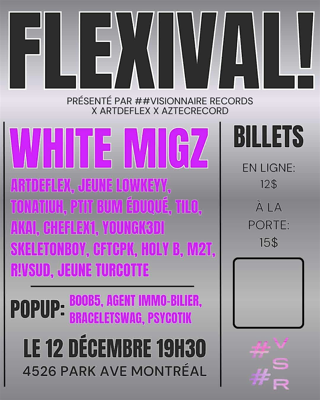 FLEXIVAL!, 12 December | Event in Montréal | AllEvents