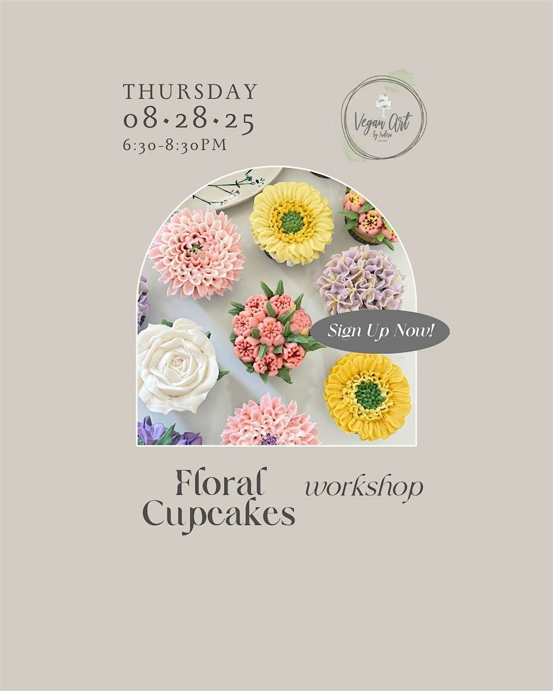 Floral Cupcakes Workshop, 28 August | Event in Miami | AllEvents