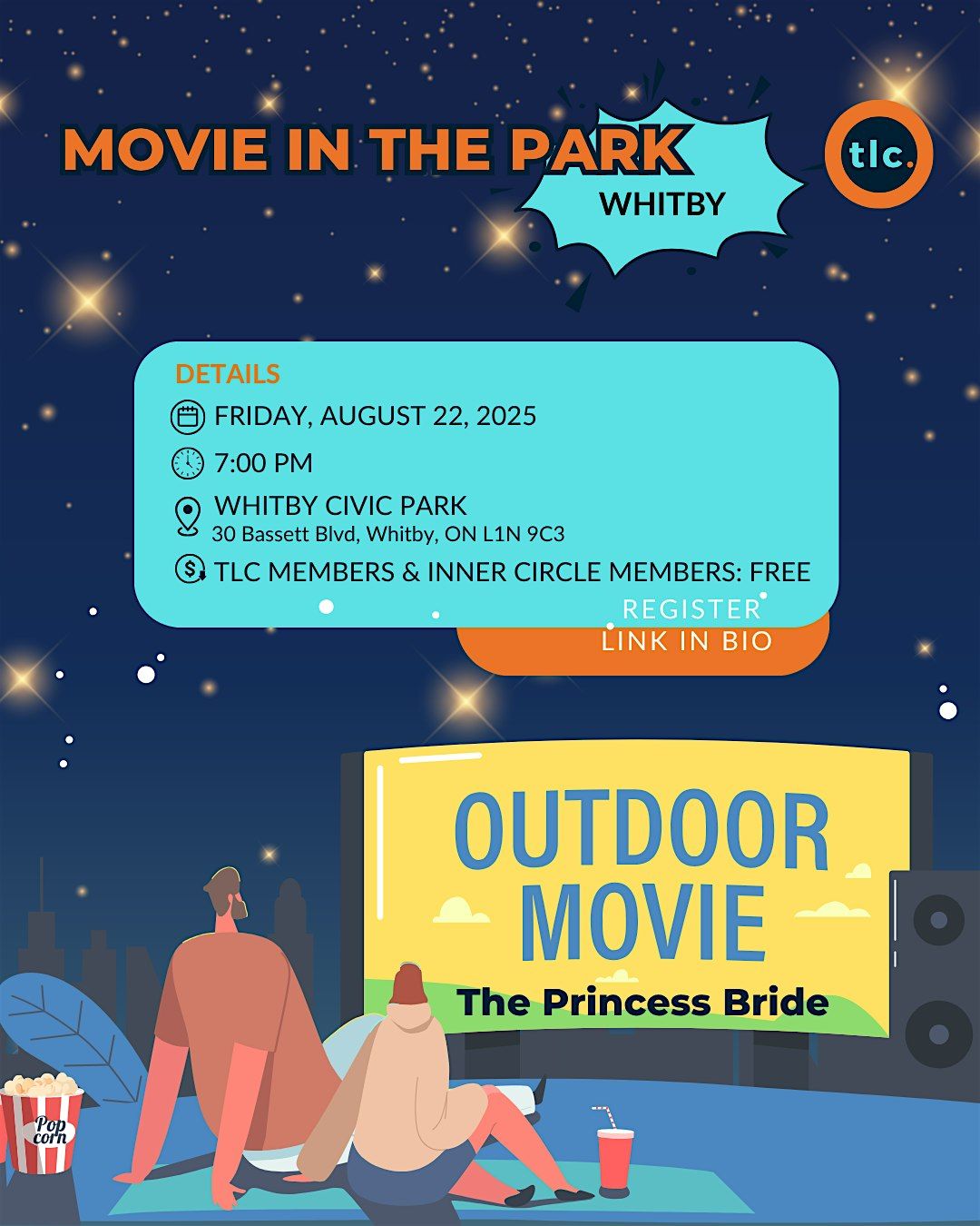 TLC for Therapists & Healthcare Professionals: Movie in the Park, 22 August | Event in Whitby | AllEvents