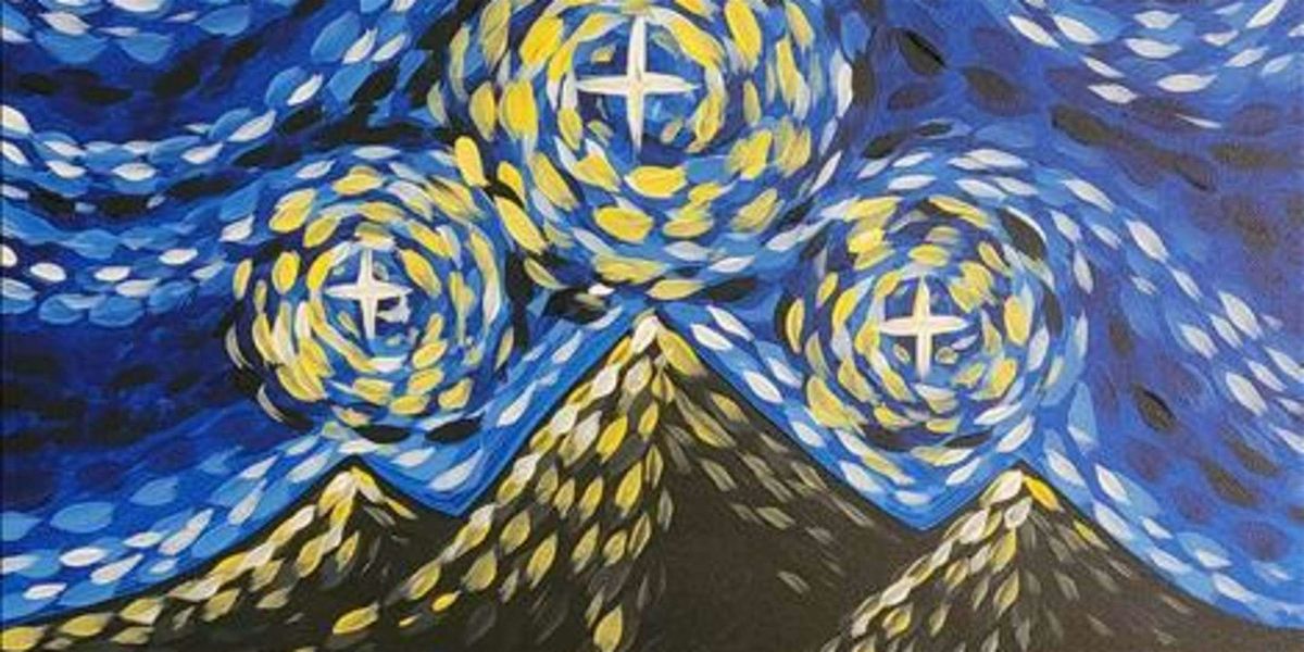 Starry City Night Sky - Paint and Sip by Classpop!™, 26 July | Event in Pasadena | AllEvents
