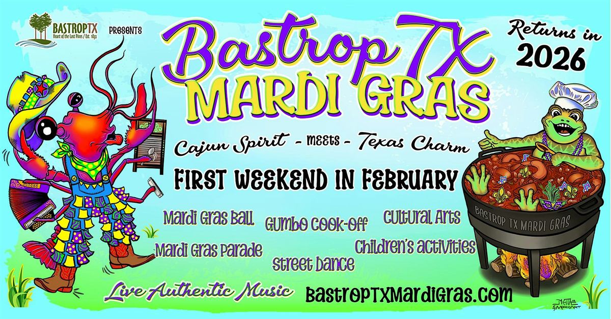 Bastrop TX Mardi Gras 2026, 7 February | Event in Bastrop | AllEvents