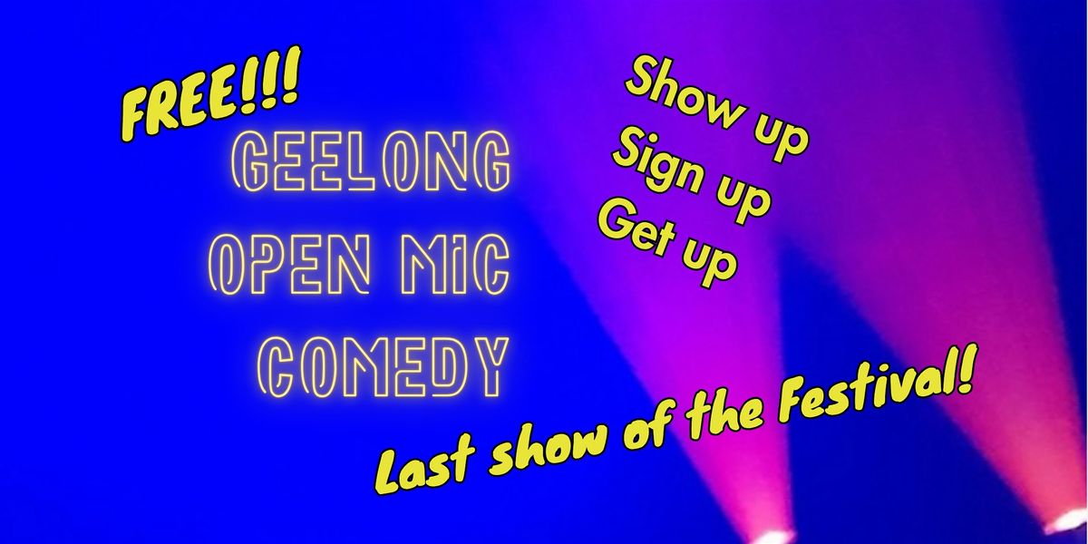 Geelong Open Mic Comedy, 2 November | Event in Geelong | AllEvents