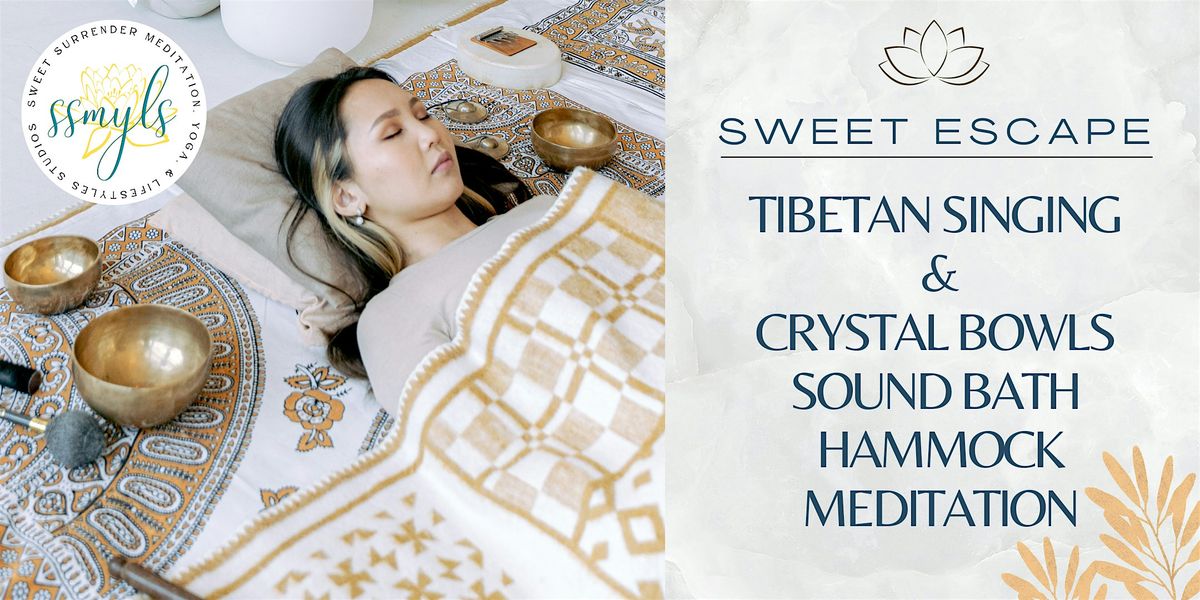 Tibetan Singing Bowls & Crystal Bowls Sound Bath Meditation in Silk Hammock, 14 December | Event in Edmonton
