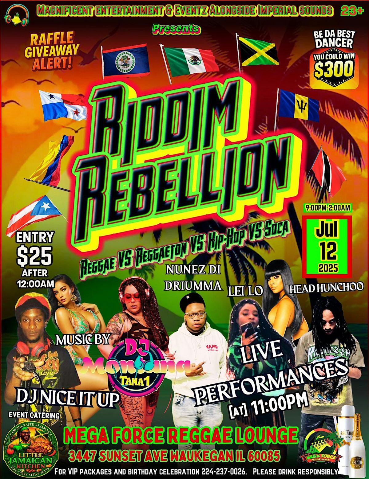 RIDDIM REBELLION, 12 July | Event in Waukegan | AllEvents