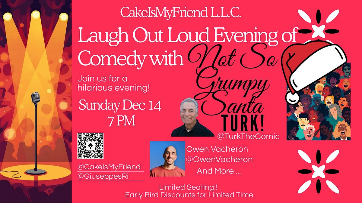 Live Comedy _w/ Not So Grumpy Santa_Turk!, 14 December | Event in Haymarket | AllEvents