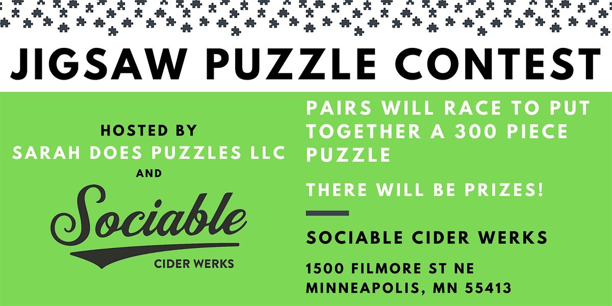 HOLIDAY Pairs Jigsaw Puzzle Contest at Sociable Cider - December 2025, 17 December | Event in Minneapolis