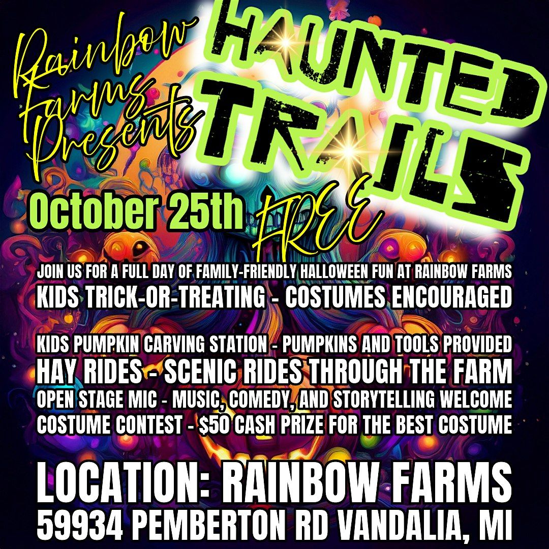 Haunted Trails at Rainbow Farms - Family-Friendly, 25 October | Event in Vandalia | AllEvents