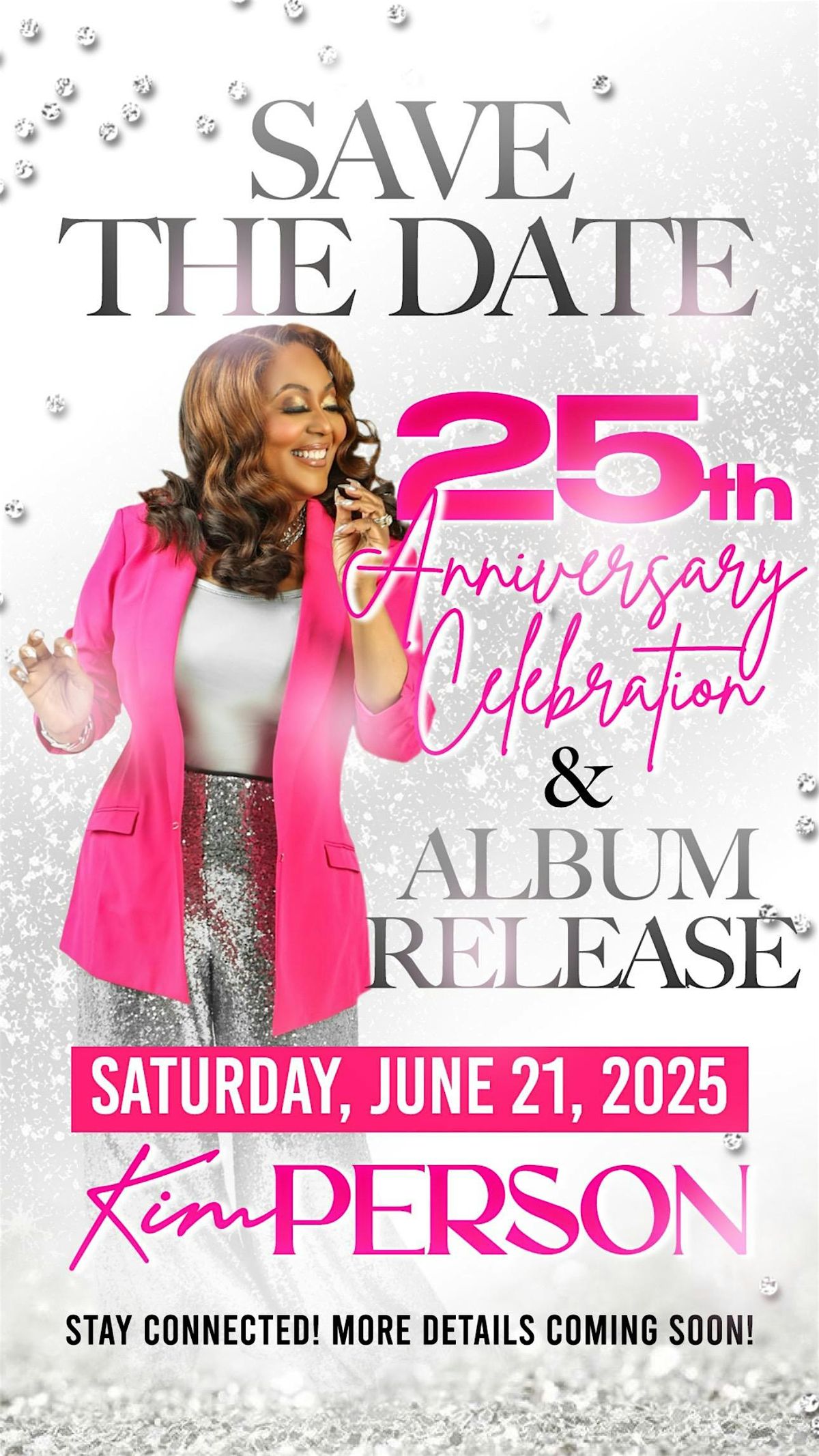 Kim Person 25 year anniversary celebration and Album Release, 21 June | Event in Raleigh | AllEvents