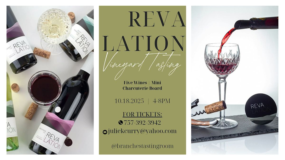 Revalation Vineyards tasting, 18 October | Event in Chesapeake | AllEvents