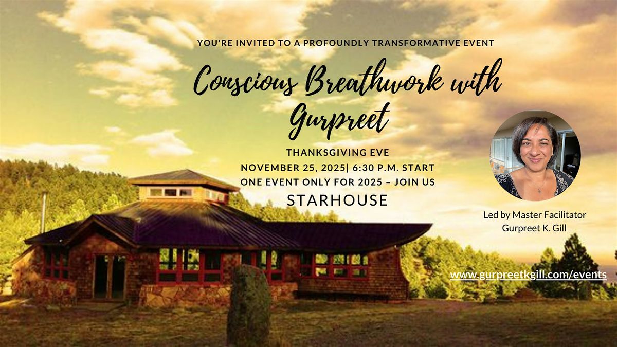 Conscious Breathwork for Healing and Transformation (STARHOUSE), 25 November | Event in Boulder | AllEvents