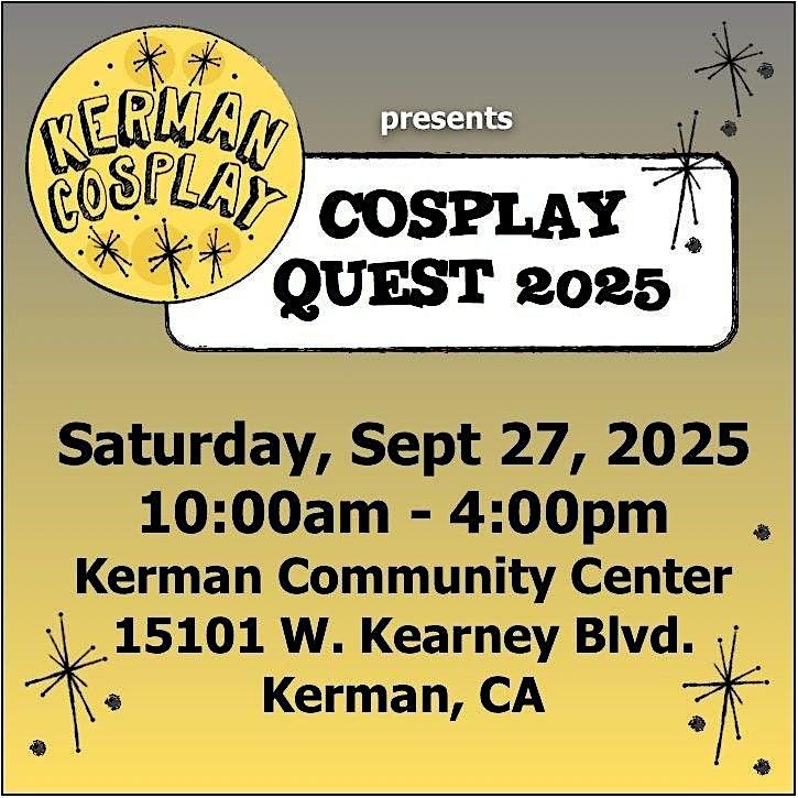 Cosplay Quest 2025, 27 September | Event in Kerman | AllEvents