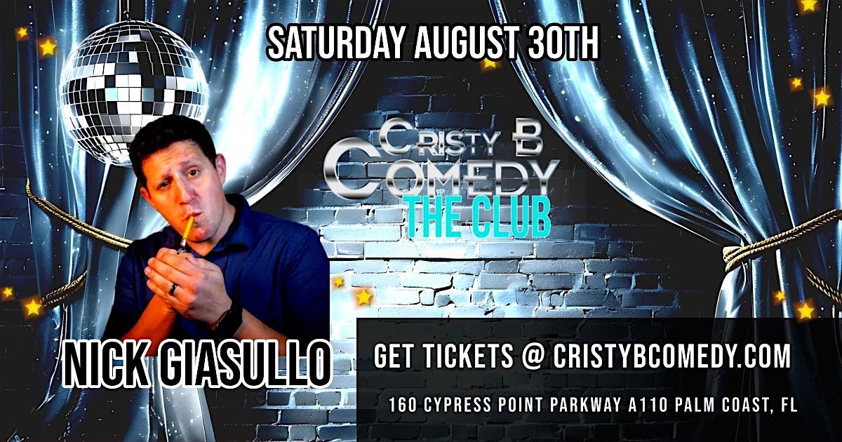 Friday night Comedy with NICK GIASULLO, 30 August | Event in Palm Coast | AllEvents