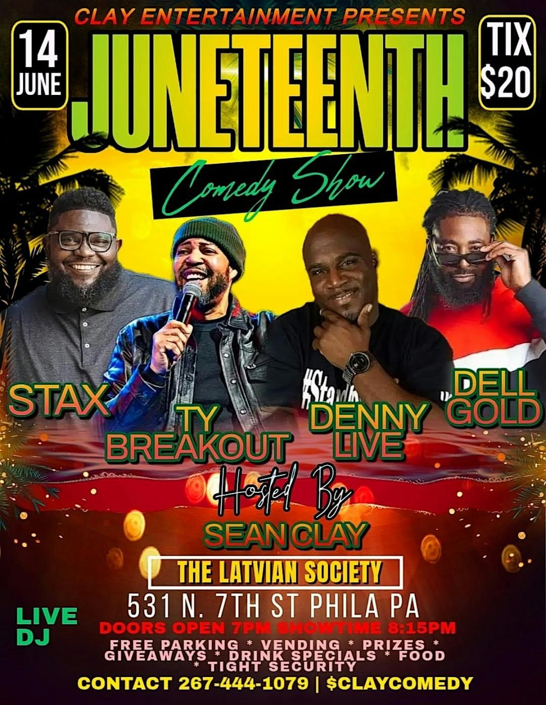 Juneteenth/Father's Day Comedy Show, 14 June | Event in Philadelphia | AllEvents