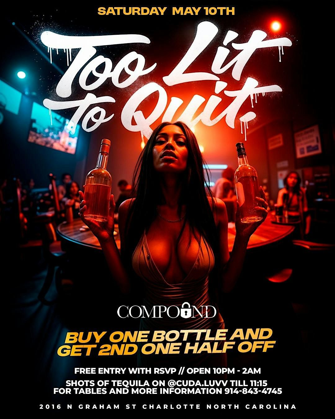 REPO PALOOZA AFTER PARTY! TOO LITT, TO QUIT! $600 2 bottles, 24 May | Event in Charlotte | AllEvents