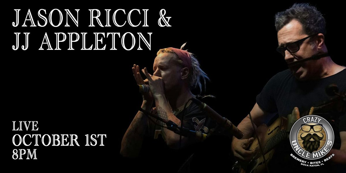 Jason Ricci & JJ Appleton, 1 October | Event in Boca Raton | AllEvents