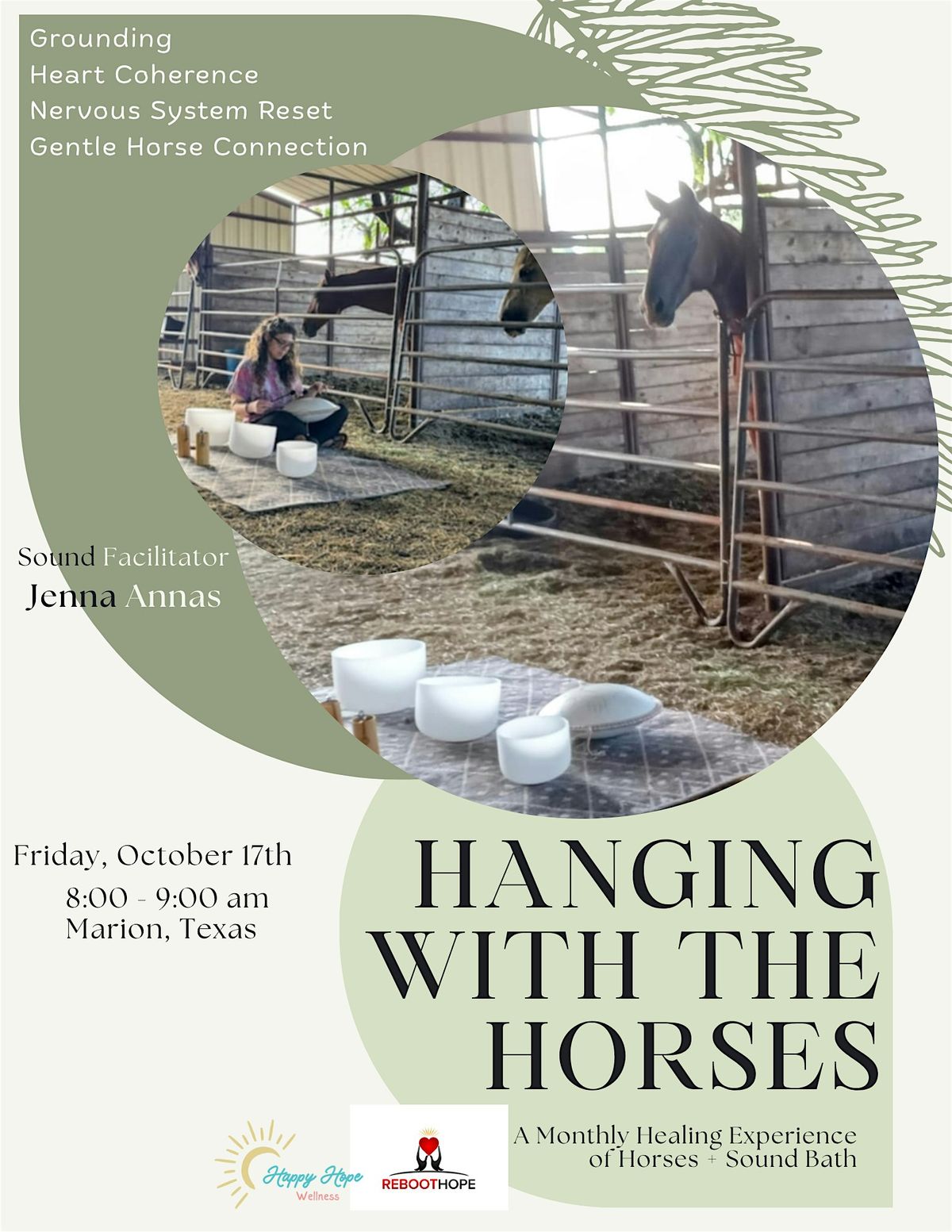 Hanging with the Horses, 17 October | Event in Marion | AllEvents