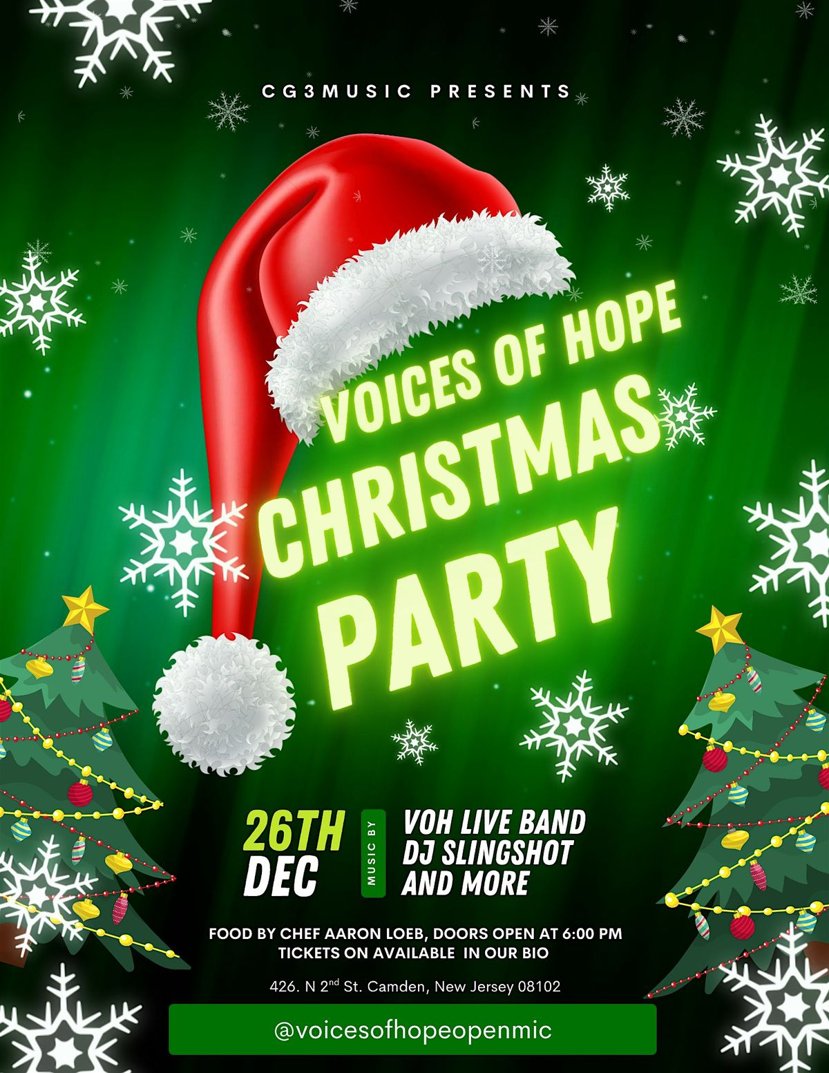 Voices Of Hope Open Mic (Christmas Edition), 26 December | Event in Camden | AllEvents