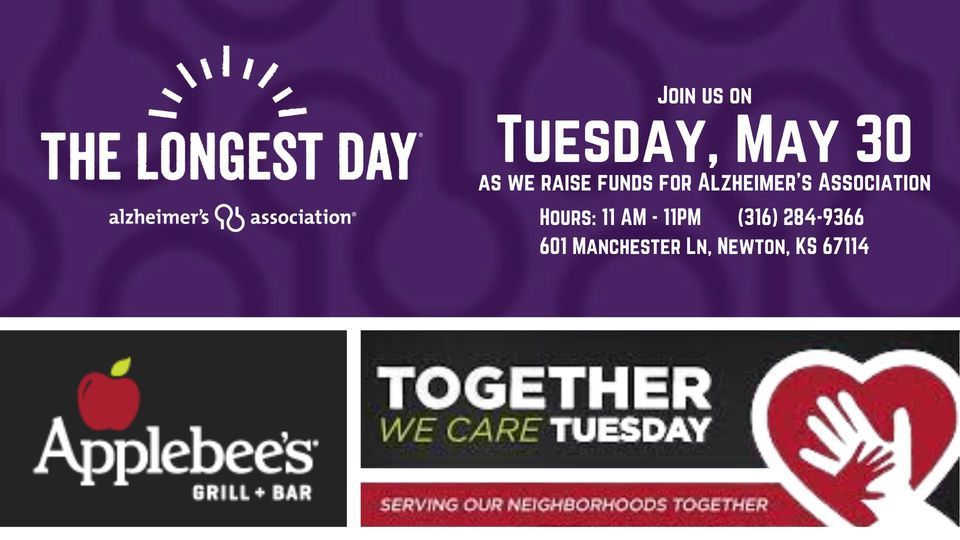 The Longest Day Applebees Giveback, Applebee's Grill + Bar (Newton, KS