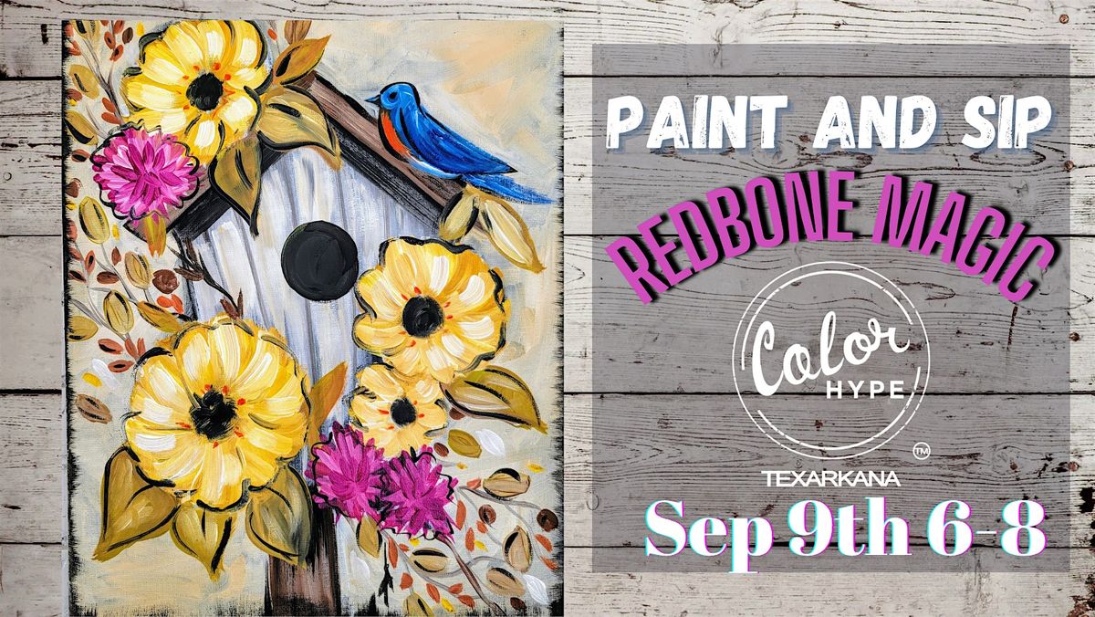 "Autumn Birdhouse" Paint and Sip with ColorHype TXK at Redbone Magic, 9 September | Event in Texarkana