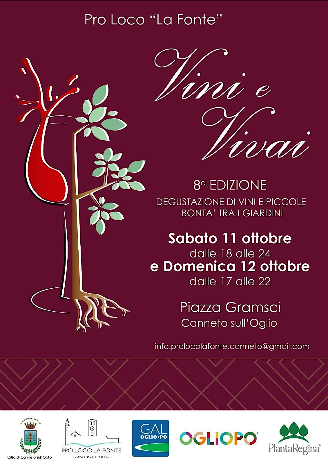 Vini & Vivai - 8^  edizione, 11 October | Event in Canneto sull'Oglio | AllEvents