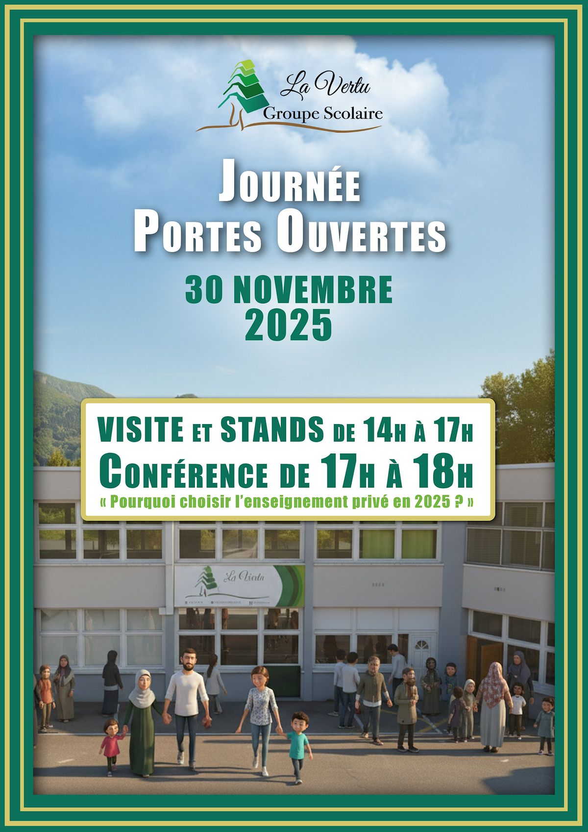 Séminaire Parents – Journée Portes Ouvertes du Groupe Scolaire La Vertu, 30 November | Event in Annecy