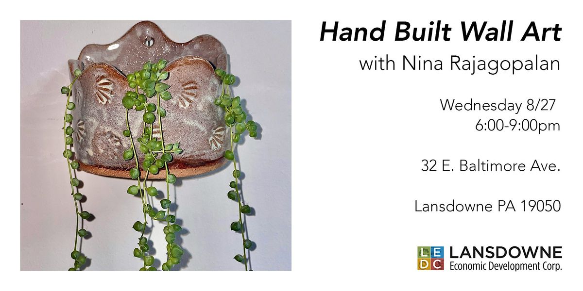 Hand Built Wall Art, 27 August | Event in Lansdowne | AllEvents