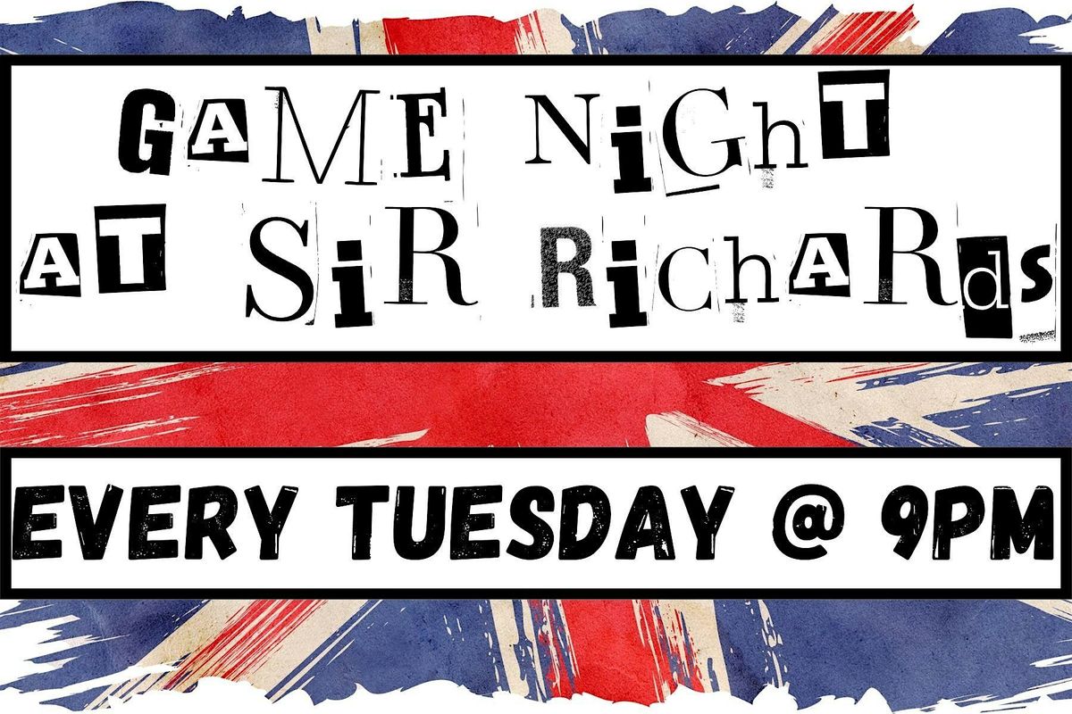 Game Night At Sir Richard's Public House Hosted By Ryan Pfeiffer | Event in Pensacola | AllEvents