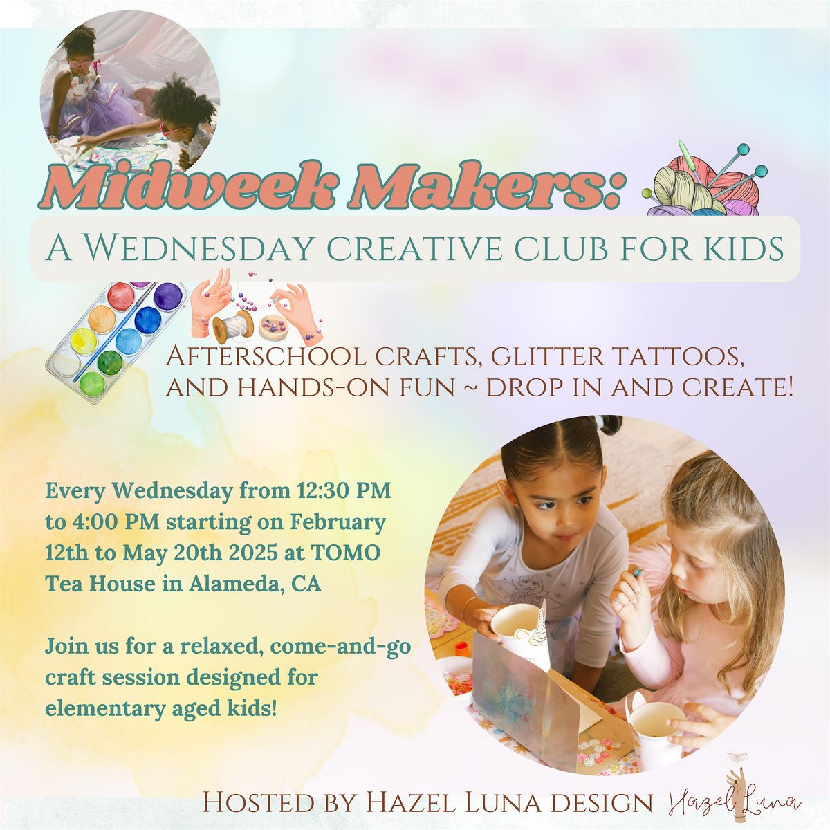 Midweek Makers: A Wednesday Creative Club For Kids, TOMO Tea House ...