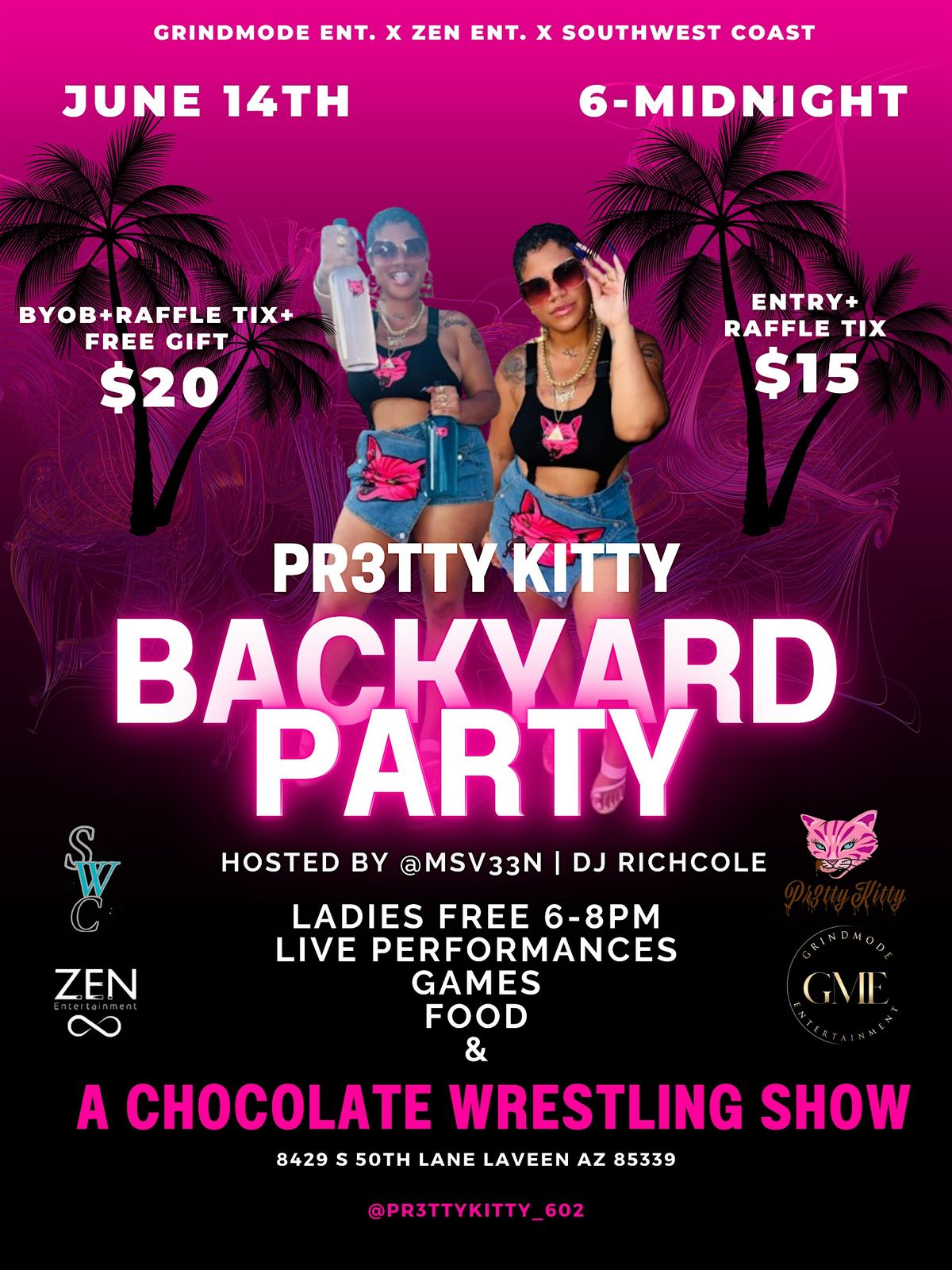 Pr3tty Kitty Backyard Party, 14 June | Event in Phoenix | AllEvents