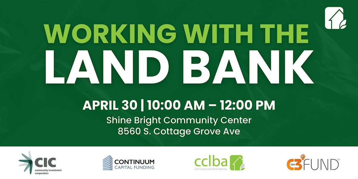 Working with the Land Bank | Event in Chicago | AllEvents