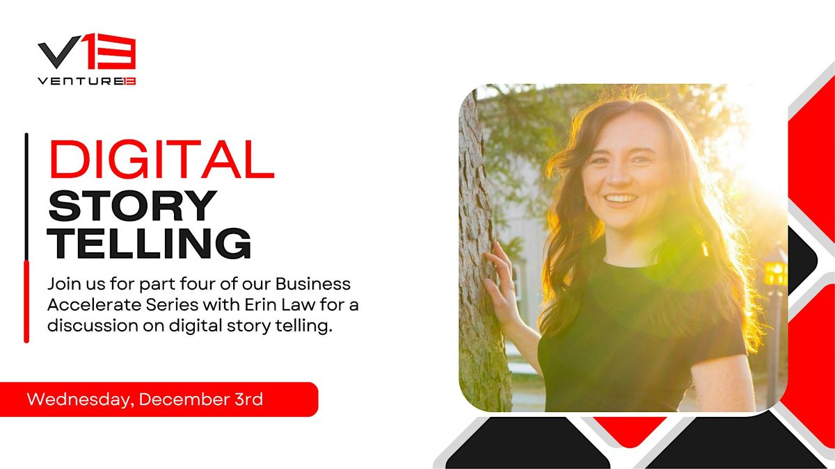 Business Accelerate Series  – Digital Story Telling, 3 December | Event in Cobourg | AllEvents
