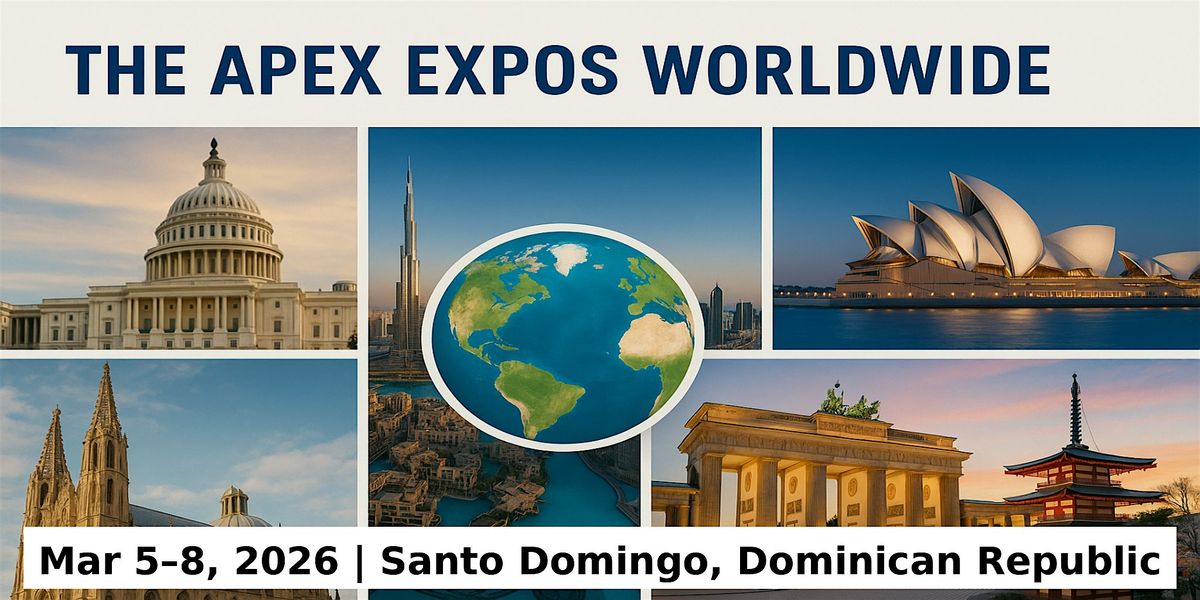 Apex Masters Expos: Global Fame & Million Prizes Across 79 Countries, 5 March | Event in La Romana | AllEvents