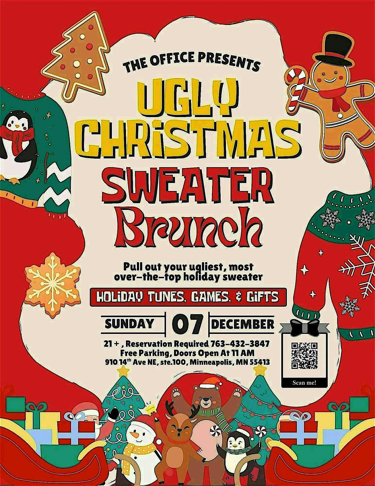 Ugly Sweater Brunch, 7 December | Event in Minneapolis | AllEvents