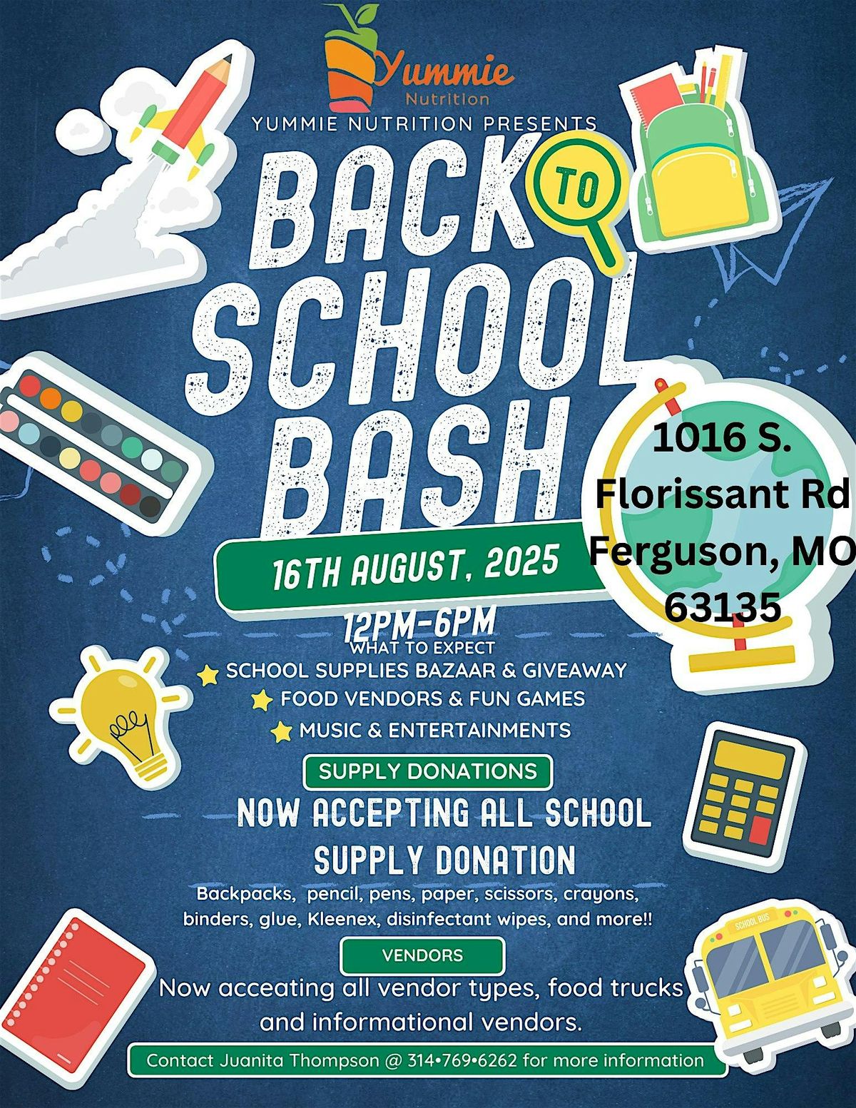 Back To School Bash, 16 August | Event in Ferguson | AllEvents