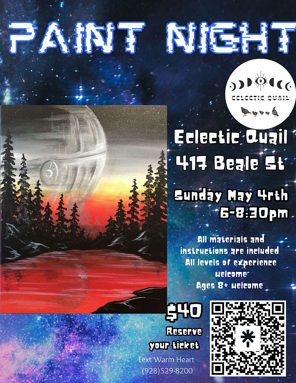 Paint Night @ Eclectic Quail | Event in Kingman | AllEvents