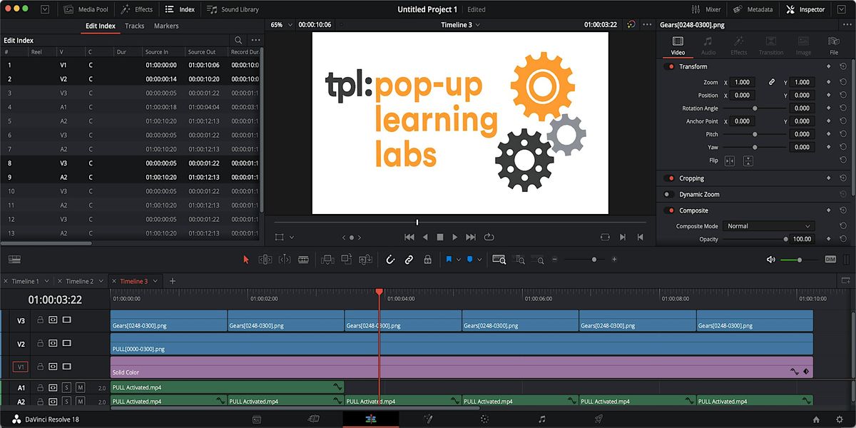 Video Editing with Da Vinci Resolve Part II, 24 June | Event in Toronto | AllEvents