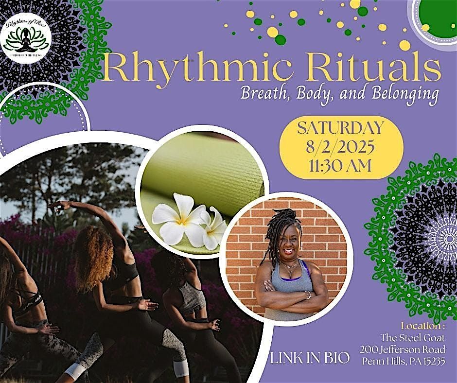 Rhythmic Rituals - Breath, Body, and Belonging, 2 August | Event in Penn Hills Township | AllEvents