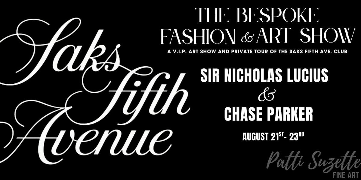 "Bespoke:  Art and Fashioned Tailored To Your Exquisite Taste!", 21 August | Event in St. Petersburg