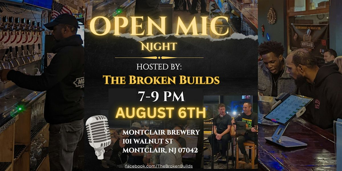 Open Mic at Montclair Brewery, 6 August | Event in Montclair | AllEvents