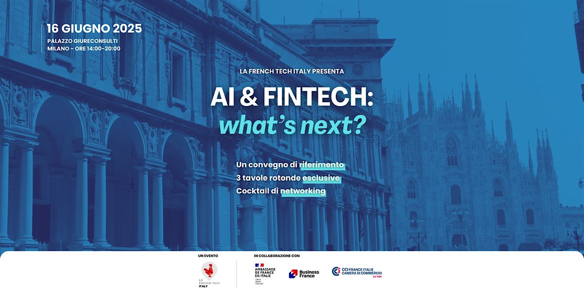 AI & Fintech: what’s next?, 16 June | Event in Milano | AllEvents