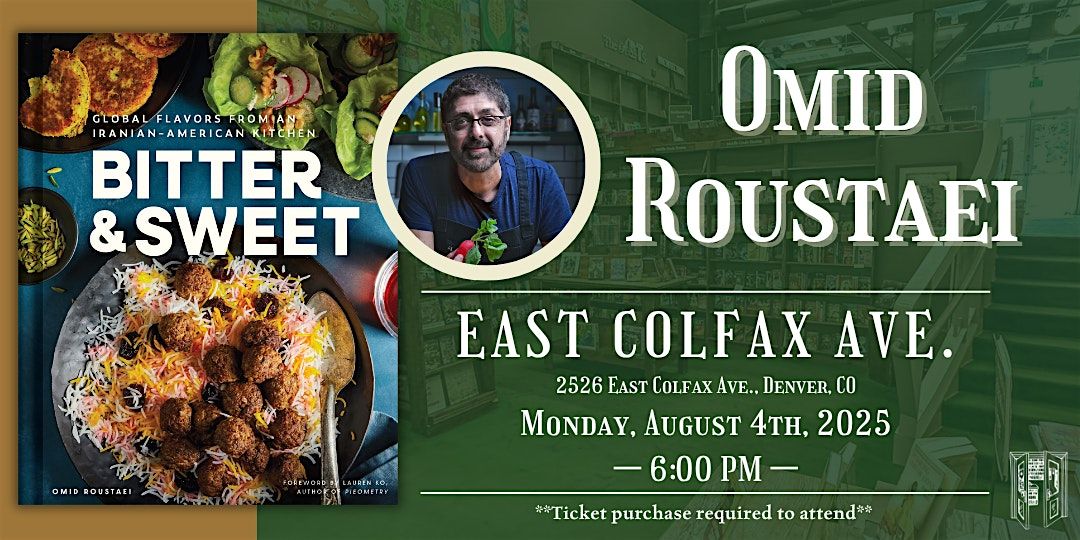 Omid Roustaei Live at Tattered Cover Colfax, 4 August | Event in Denver | AllEvents