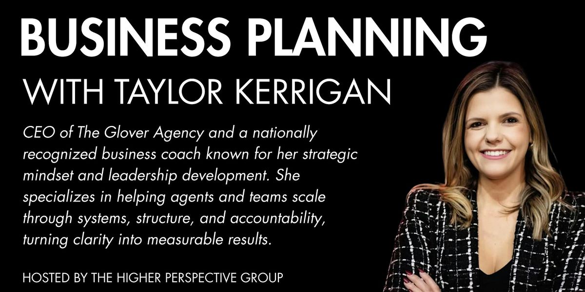 BUSINESS PLANNING WORKSHOP WITH TAYLOR KERRIGAN, 29 October | Event in Independence | AllEvents