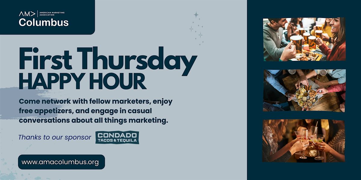 First Thursday Happy Hour with AMA Series | Event in Columbus | AllEvents