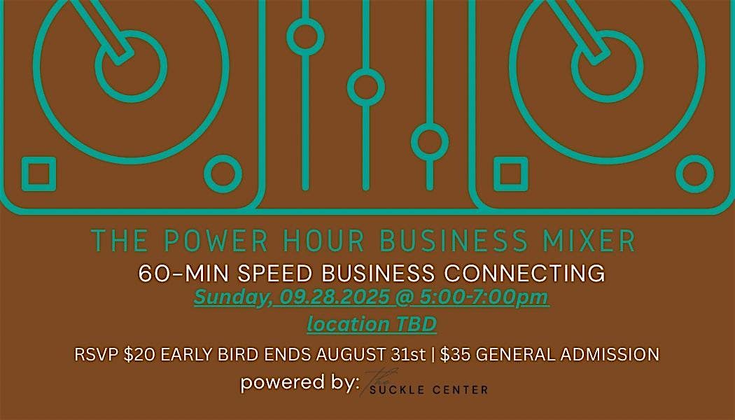 The Power Hour Business Mixer, 28 September | Event in Inglewood | AllEvents