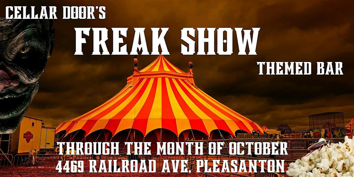FREAK SHOW THEMED POP UP BAR | Event in Pleasanton | AllEvents