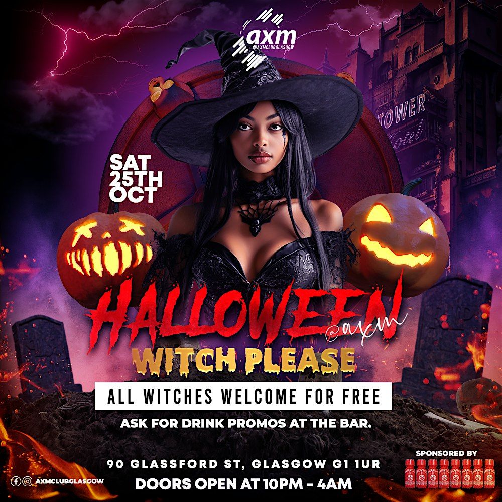 WITCH PLEASE @ AXM, 25 October | Event in Glasgow | AllEvents