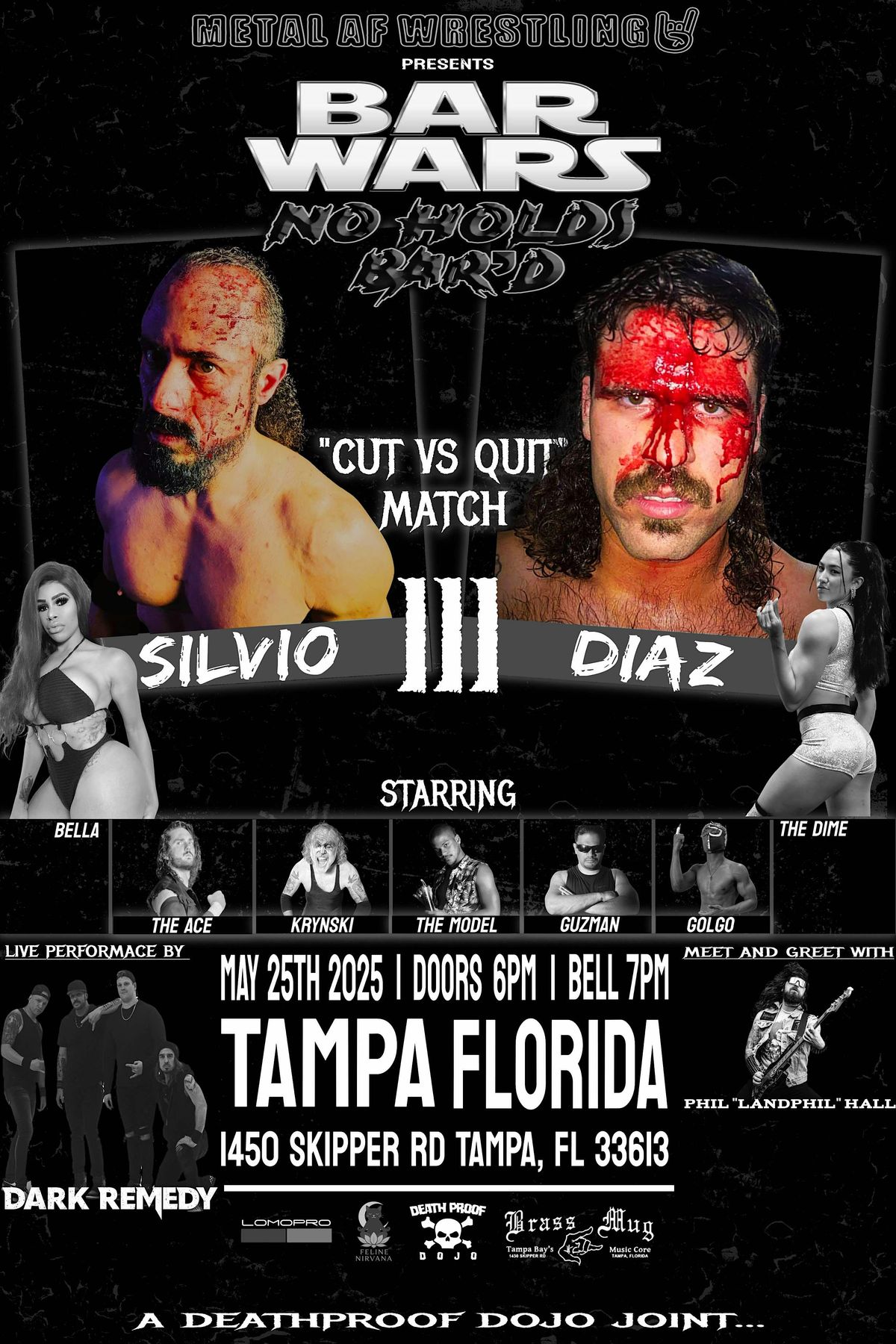 Metal A.F. Wrestling presents BAR WARS and Dark Remedy, 25 May | Event in Tampa | AllEvents