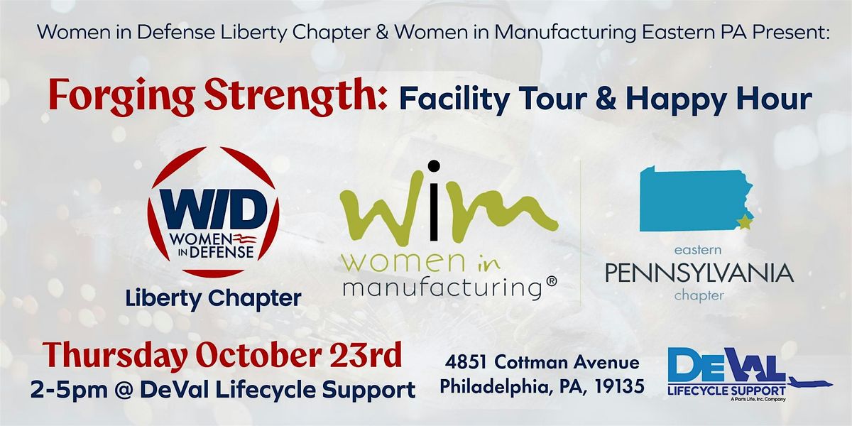 WID & WiM Co-host DeVal Lifecycle Support Site Tour and Happy Hour, 23 October | Event in Philadelphia